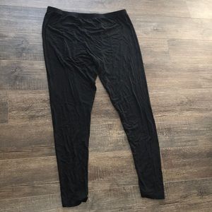 High Rise Full length Black Modal Leggings